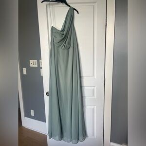 Birdy Grey Kira Sage Chiffon Bridesmaid Dress XXL